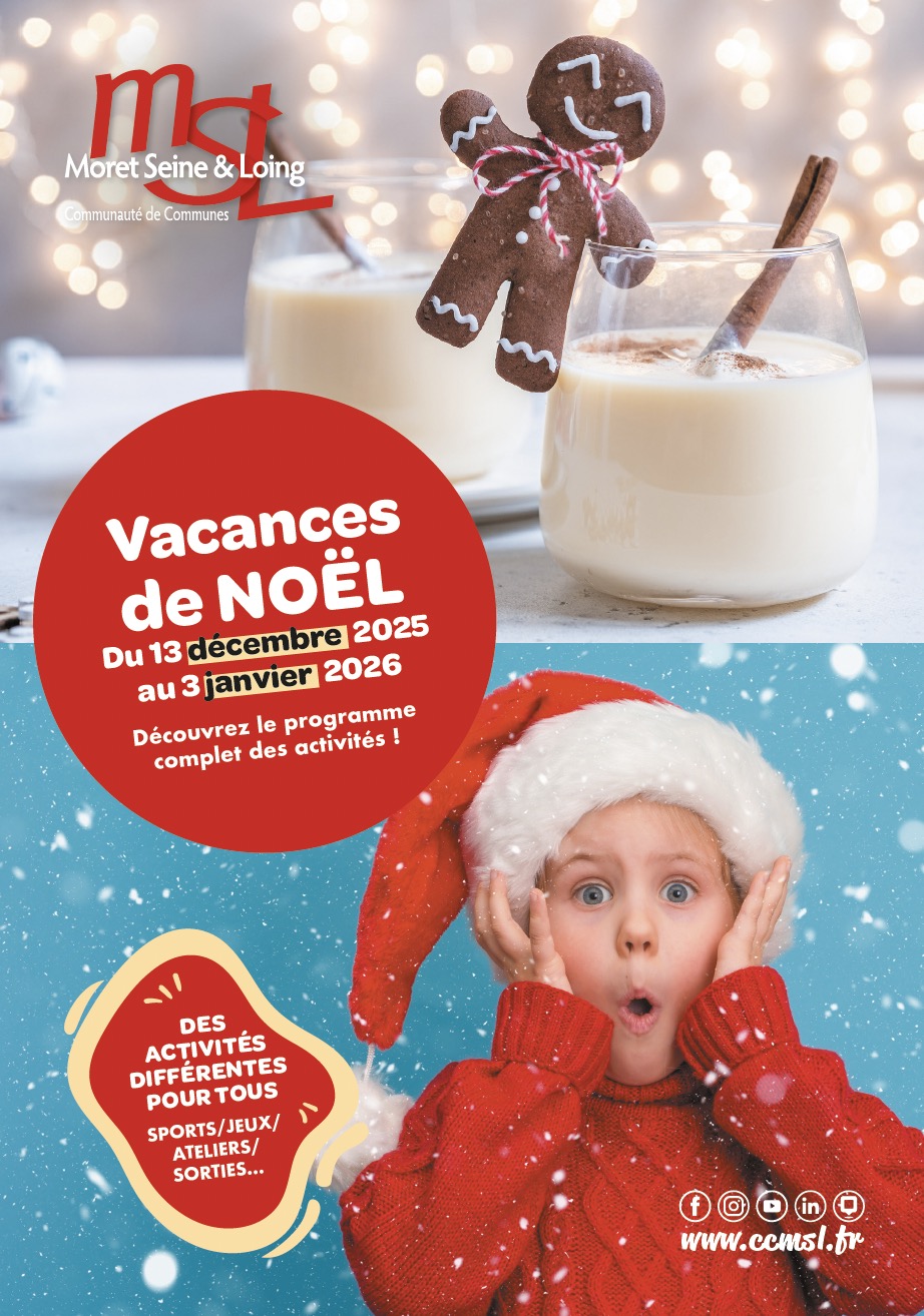 Programme des vacances de noel 2025