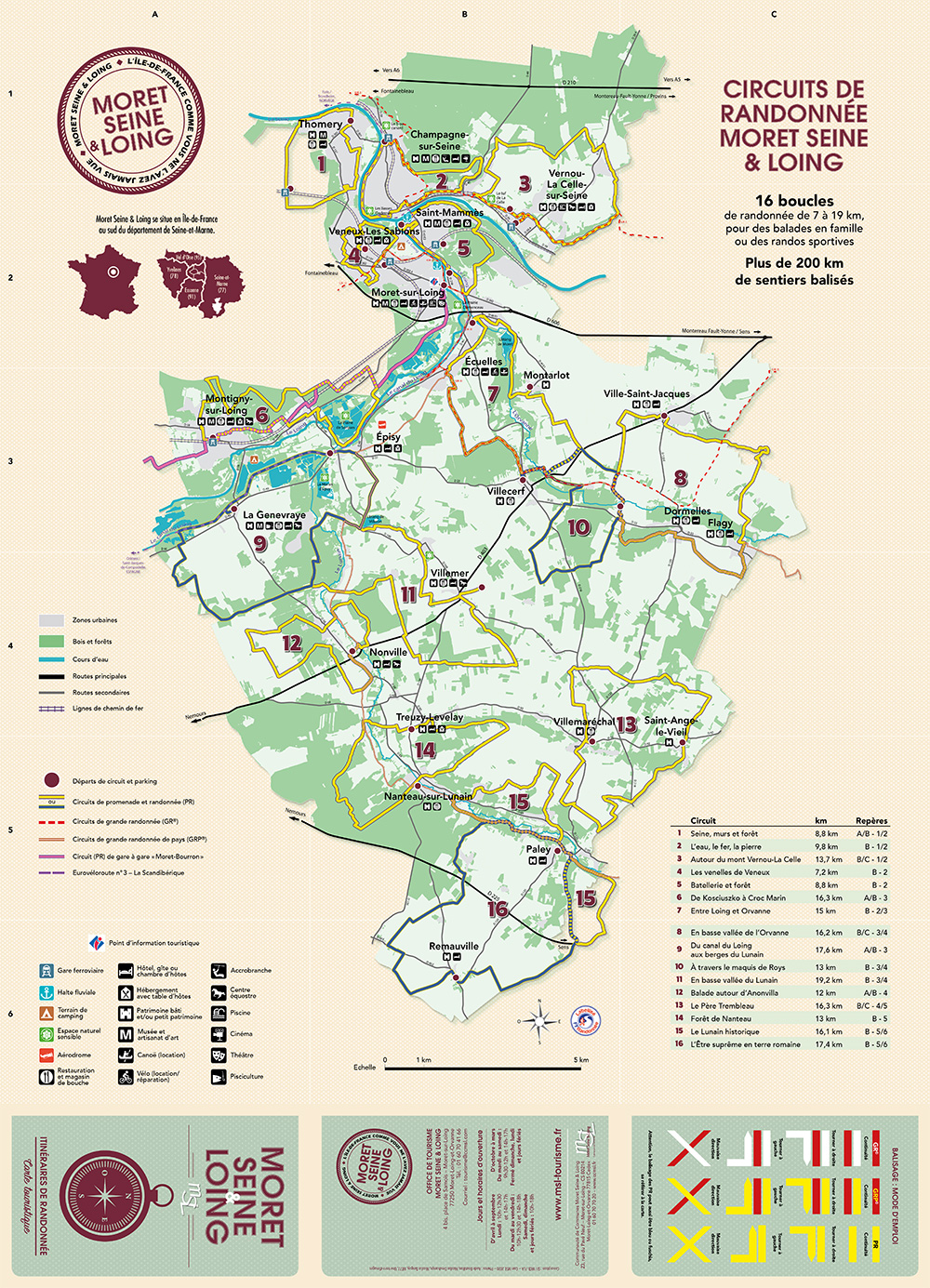 Circuits de randonnée