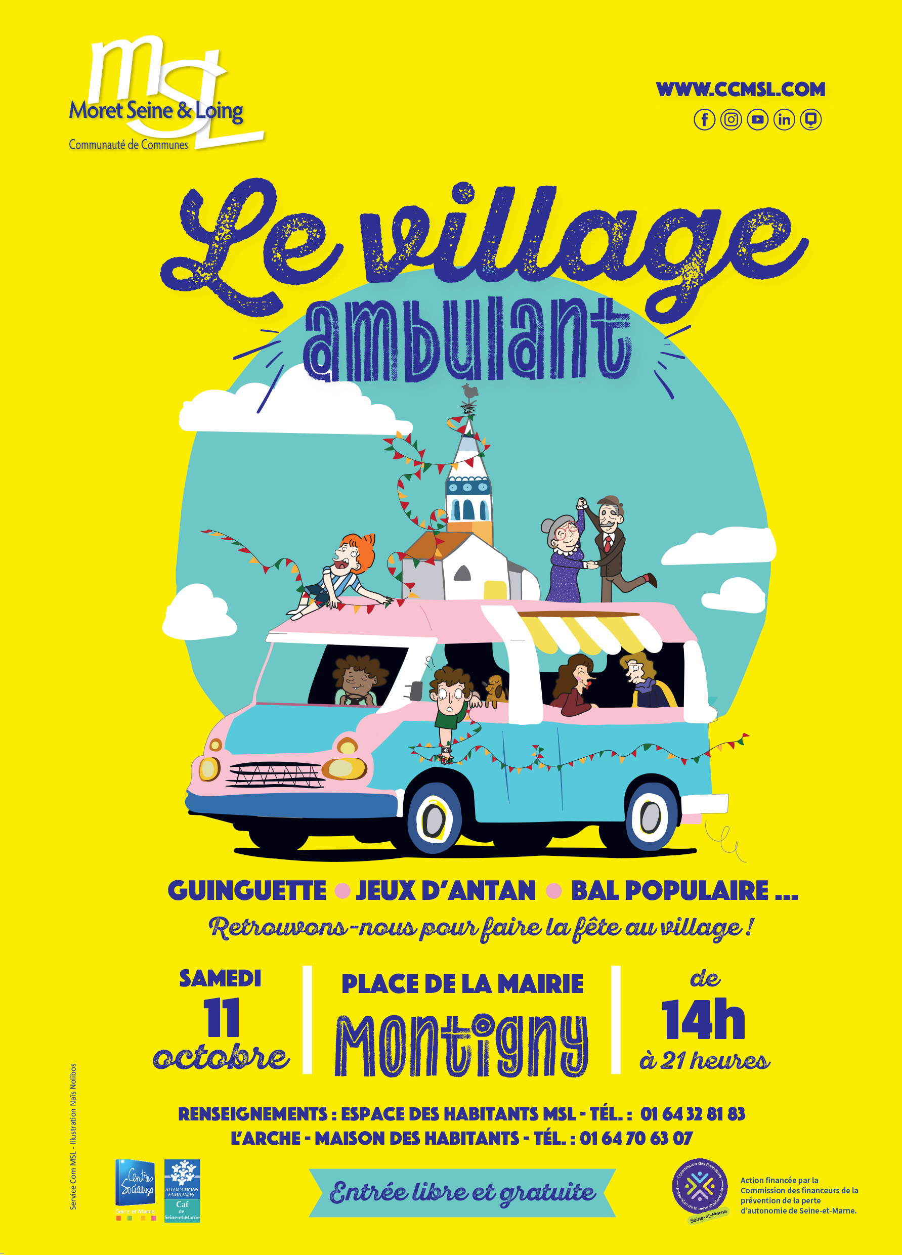 Le Village Ambulant fait la fête à Montigny-sur-Loing !